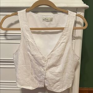 Hollister Linen Vest